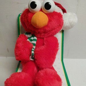 Holiday Elmo Sesame Street Tyco NOS Christmas